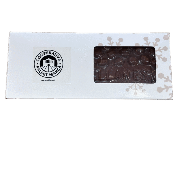 Turrón de chocolate con leche y avellanas